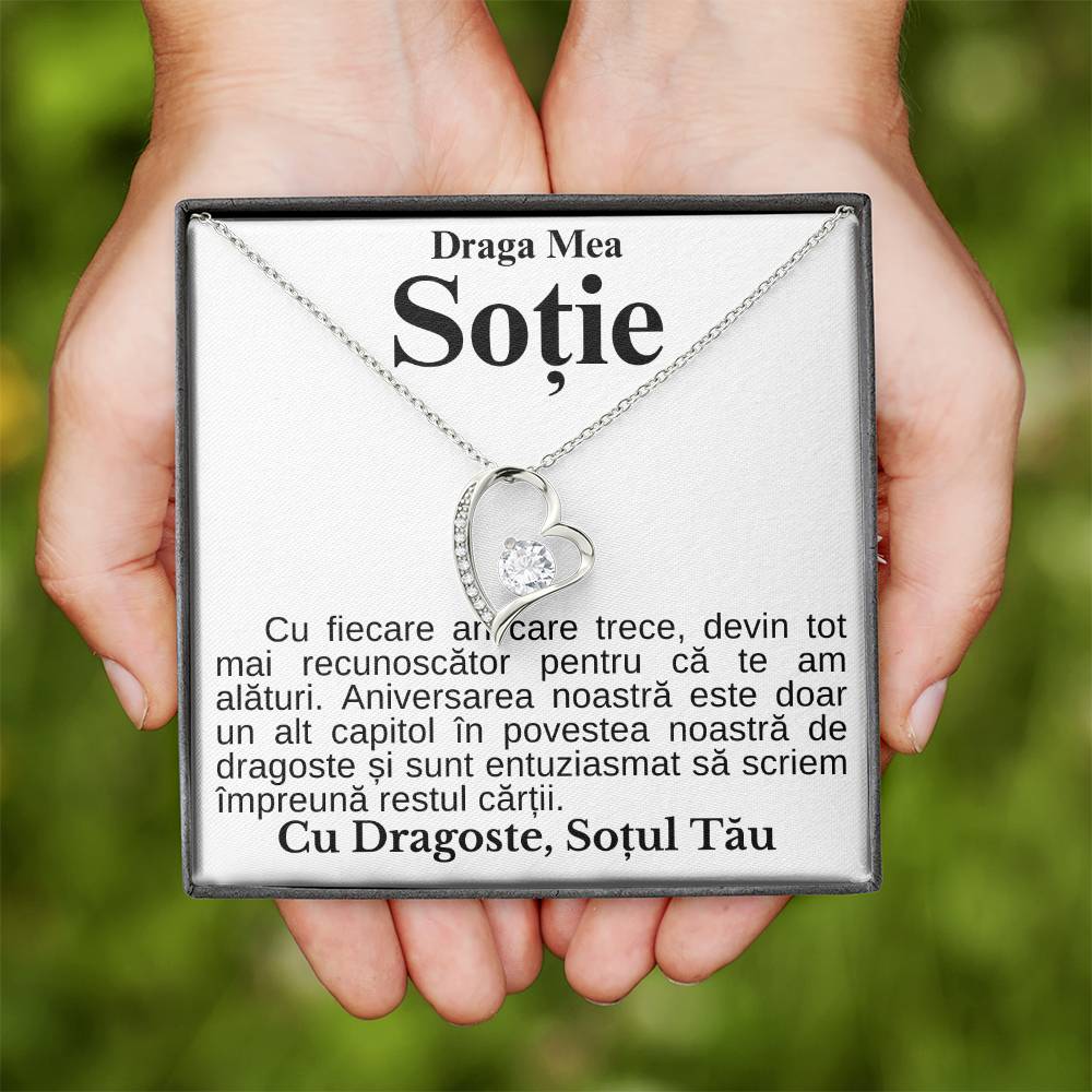 Draga Mea Soție-Colier Heart Diamond