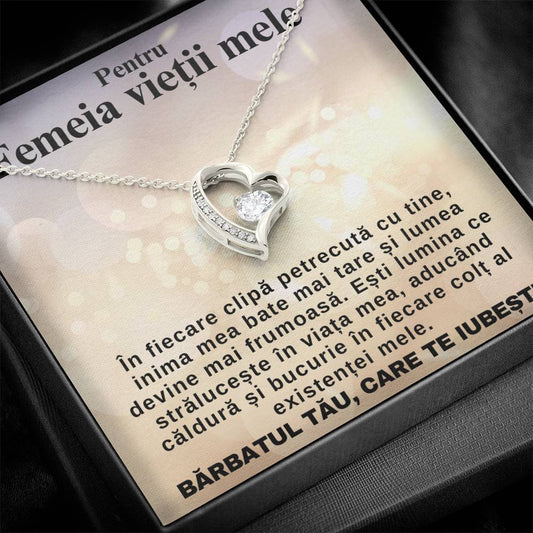 The Woman of My Life – Heart Necklace