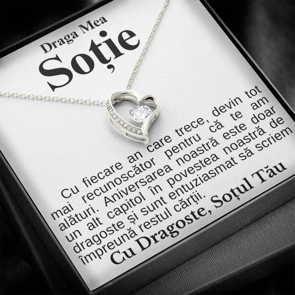 Draga Mea Soție-Colier Heart Diamond