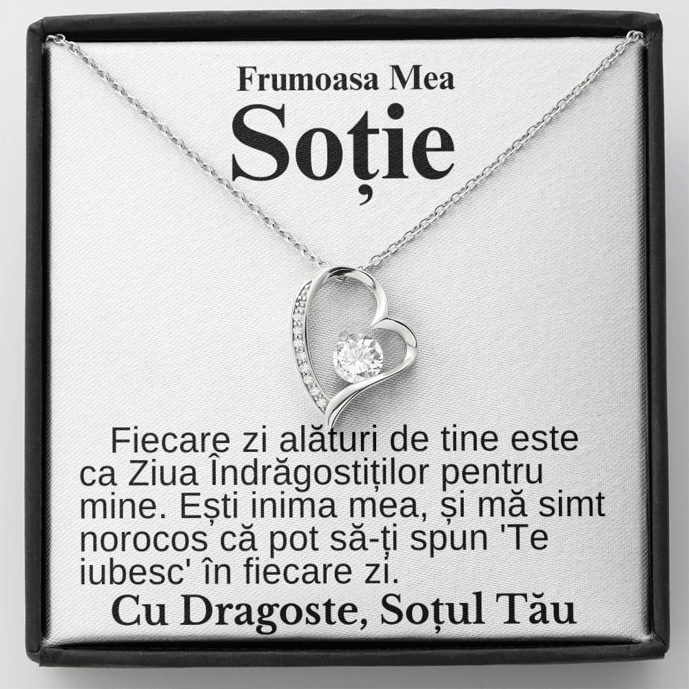 My Beautiful Wife - Forever in Love Heart Necklace