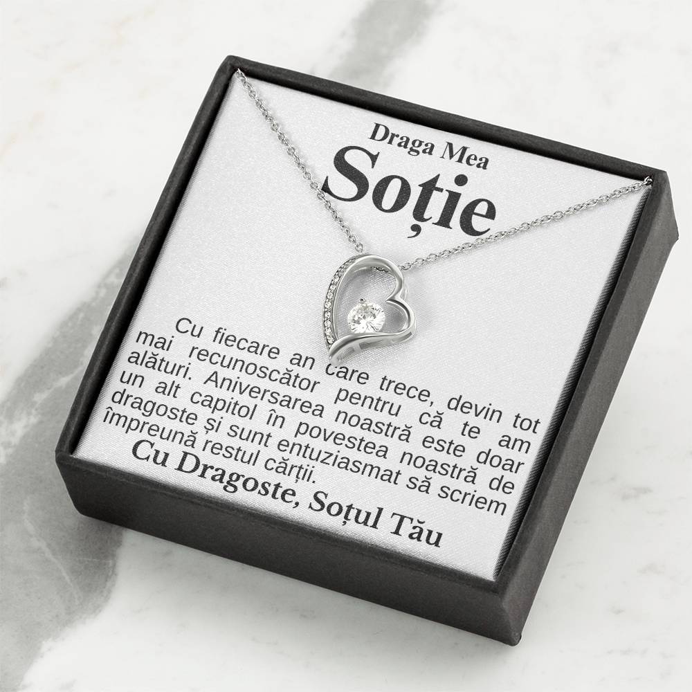 Draga Mea Soție-Colier Heart Diamond
