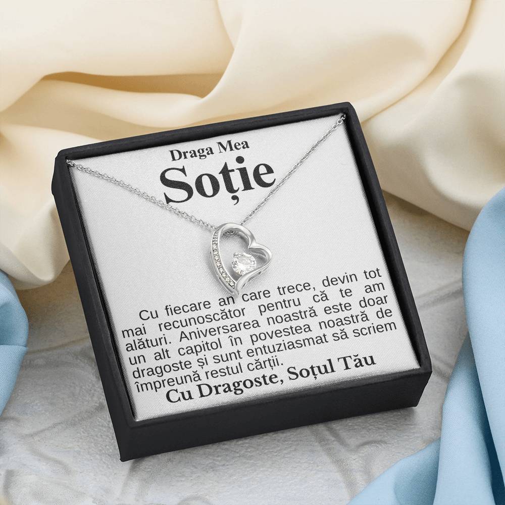Draga Mea Soție-Colier Heart Diamond