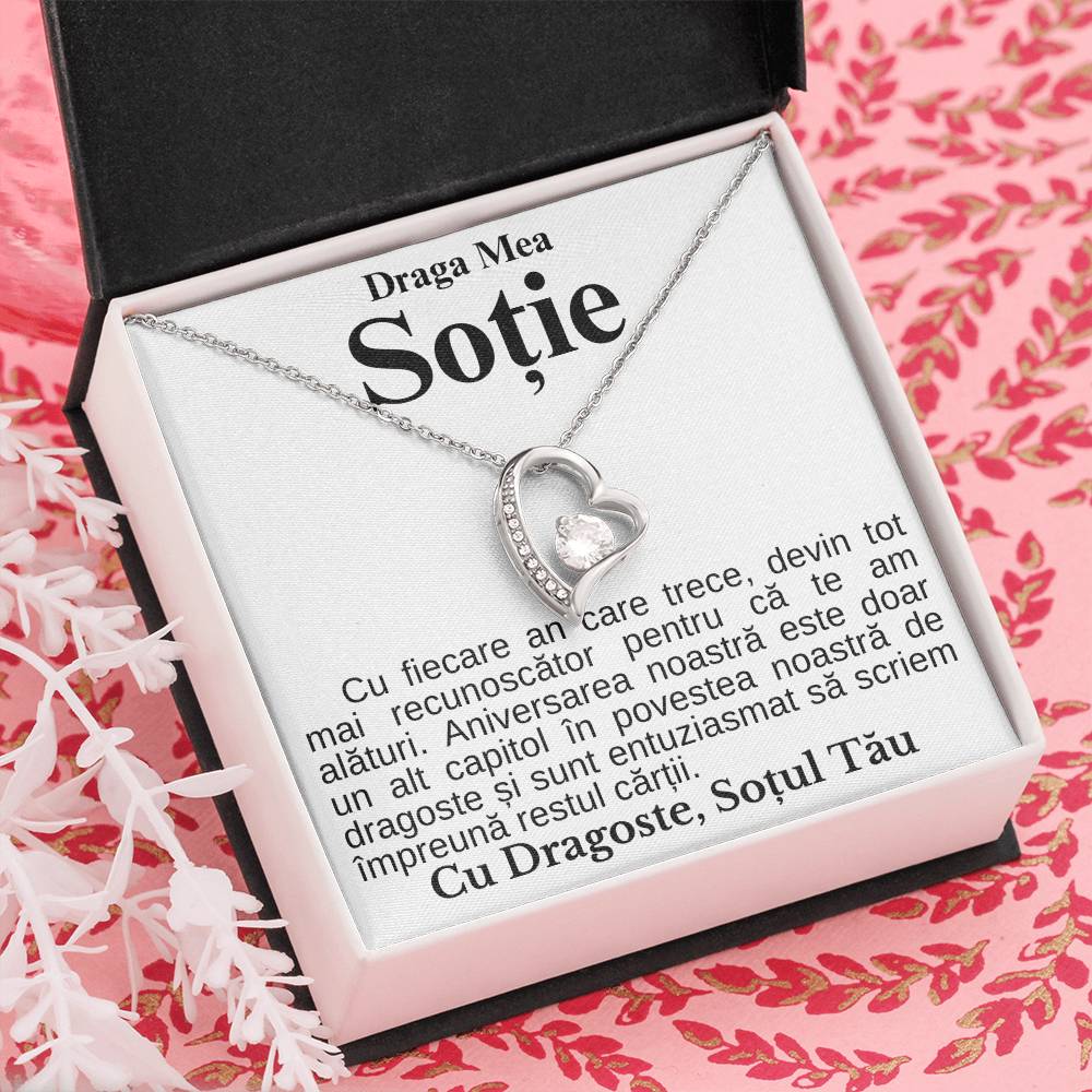 Draga Mea Soție-Colier Heart Diamond