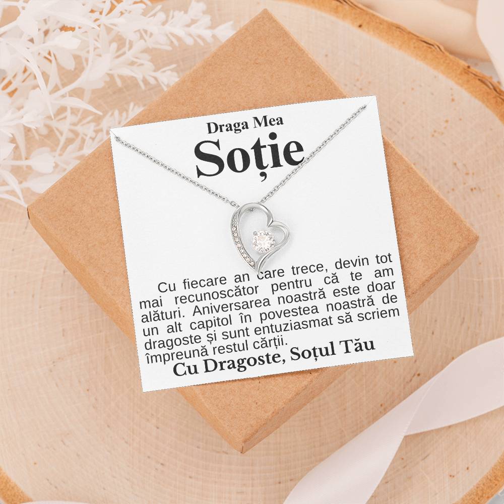 Draga Mea Soție-Colier Heart Diamond