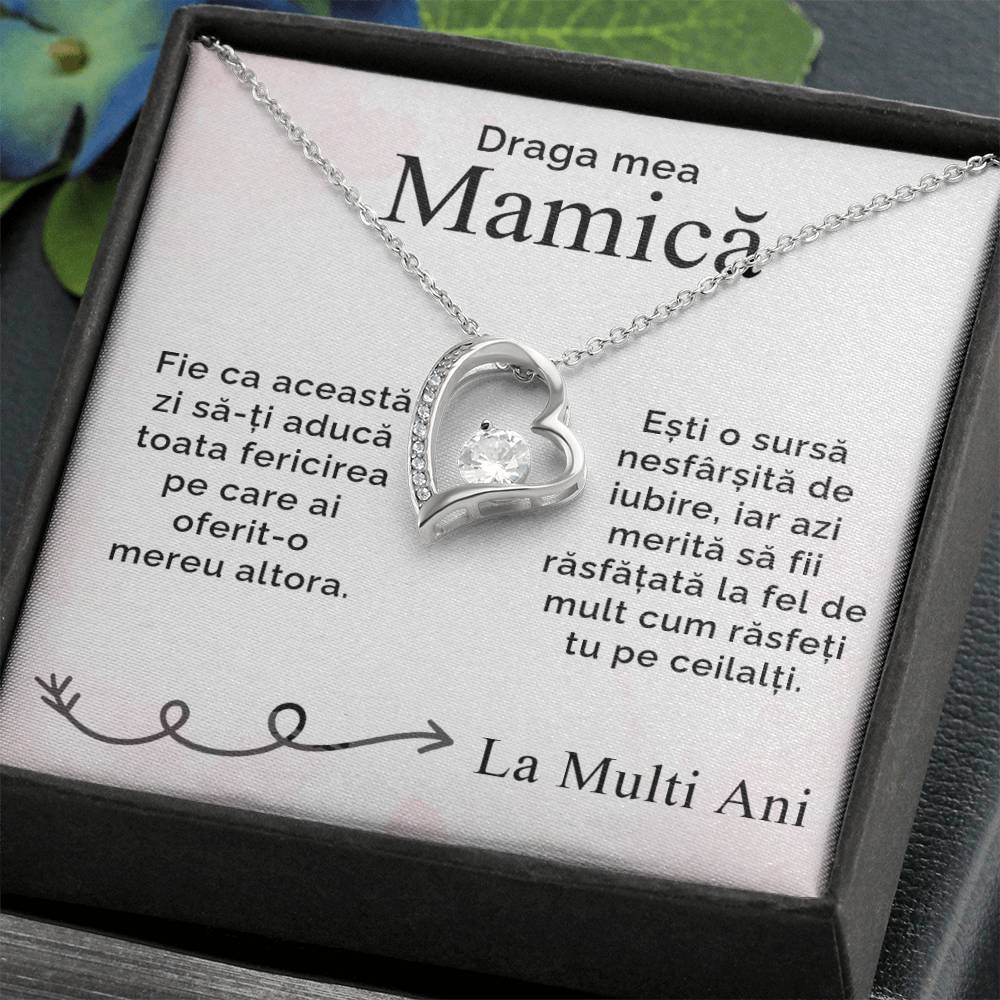 Draga Mea Mamică - Colier Inimă