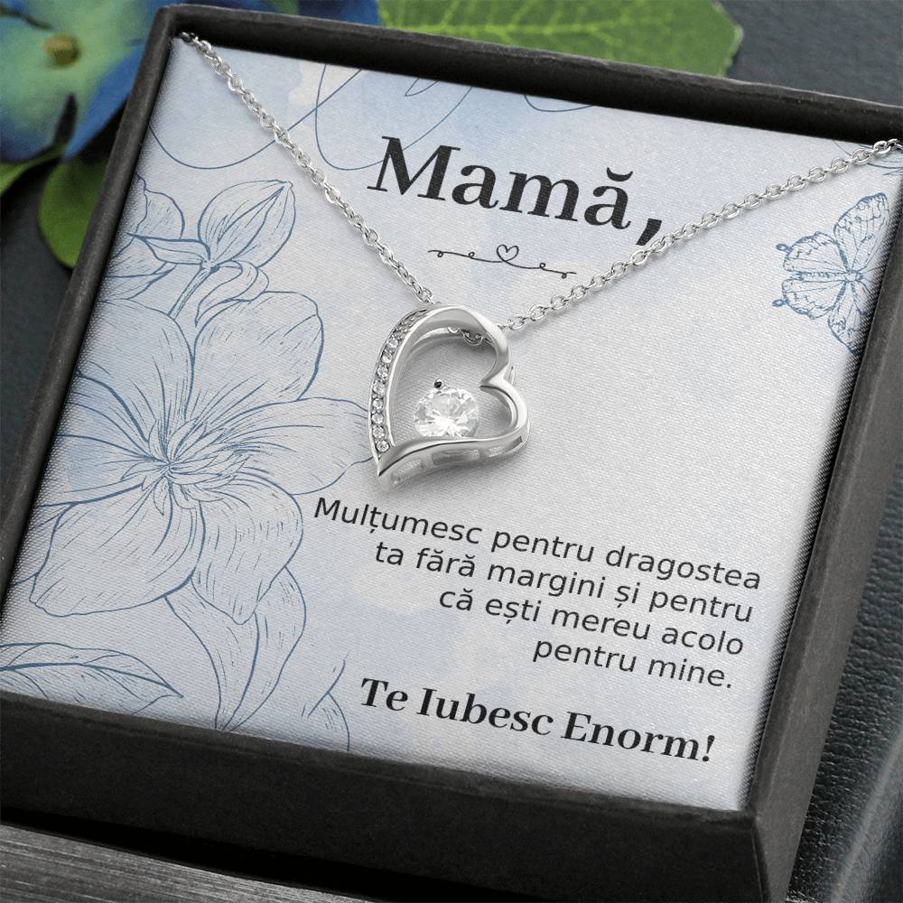 Mama - colier inimă
