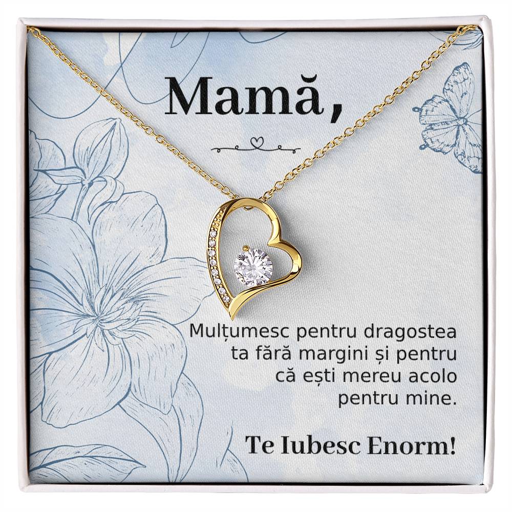 Mama - colier inimă