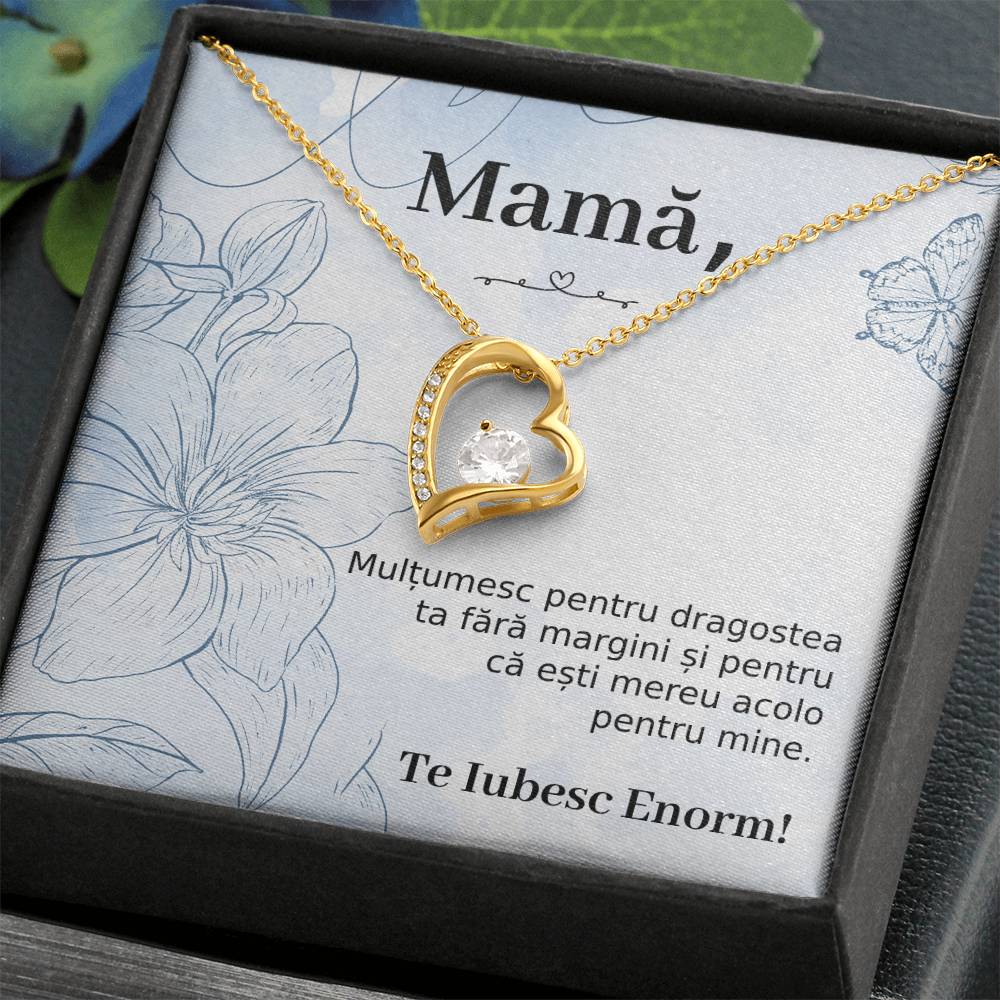 Mama - colier inimă