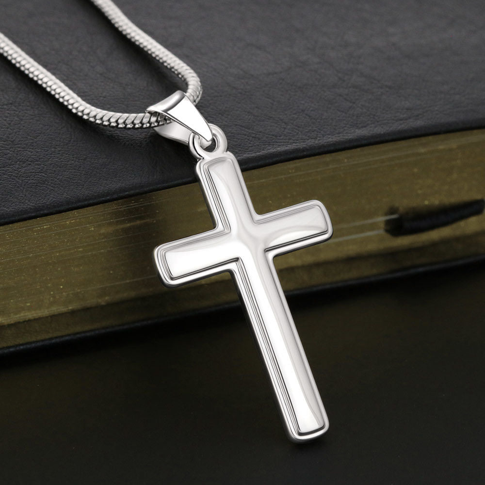 My Dear Son - With Love Dad - Cross Necklace