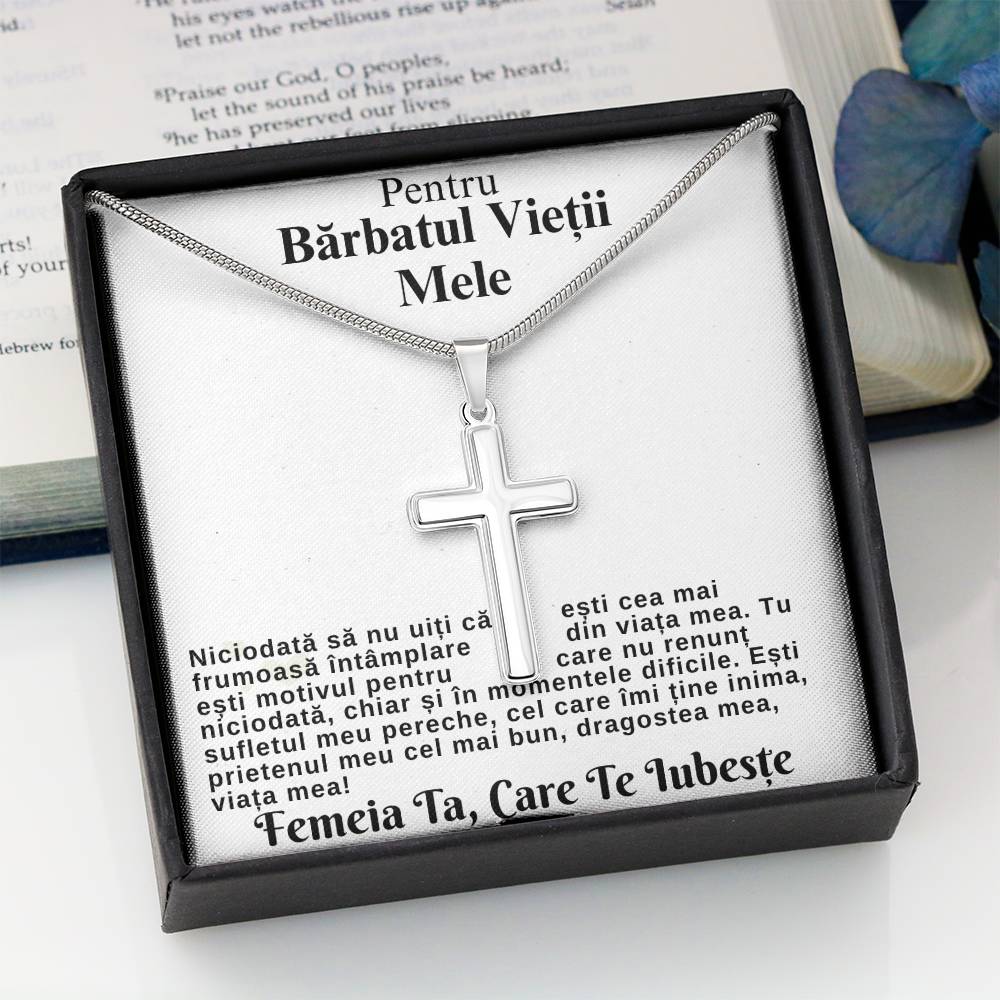 Bărbatul Vieții Mele- Lănțișor Cruce