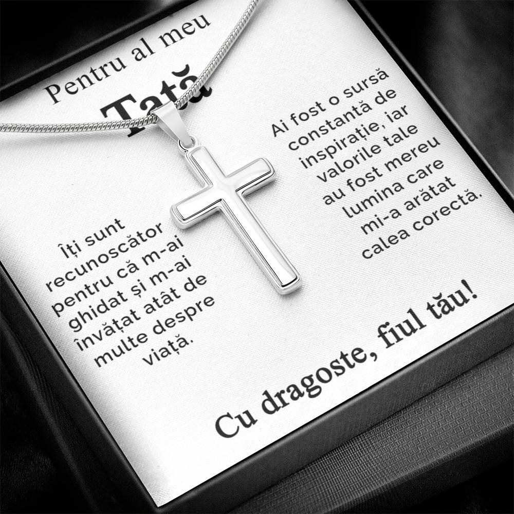 Pentru tata de la fiu - Lănțișor Cruce