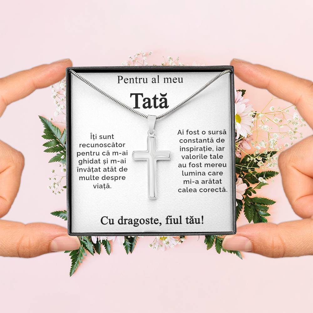 Pentru tata de la fiu - Lănțișor Cruce