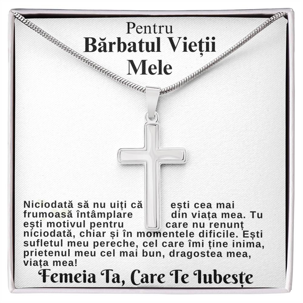 Bărbatul Vieții Mele- Lănțișor Cruce