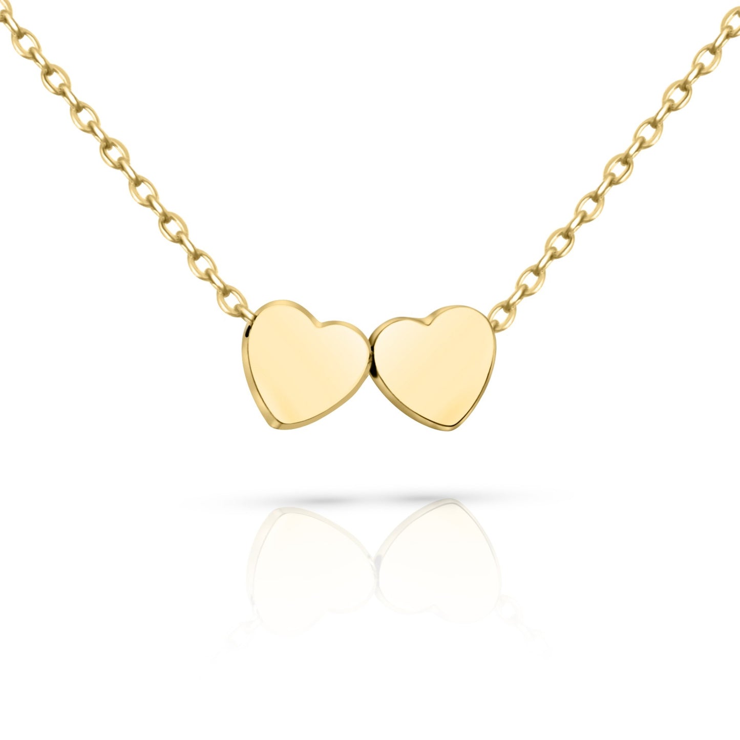 Wife Gift - Gold Heart Necklace