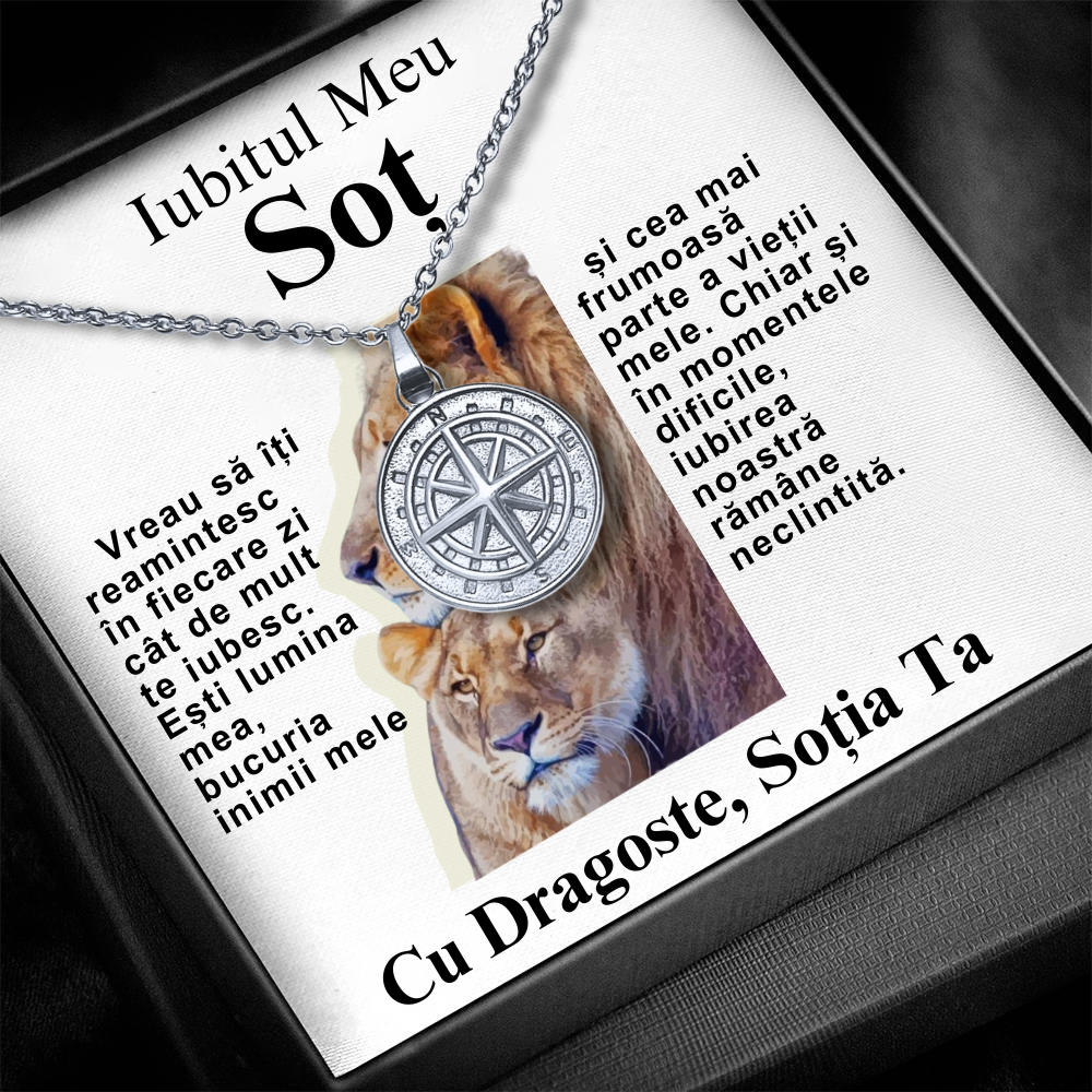 Iubitul Meu Soț- Lănțișor Compass