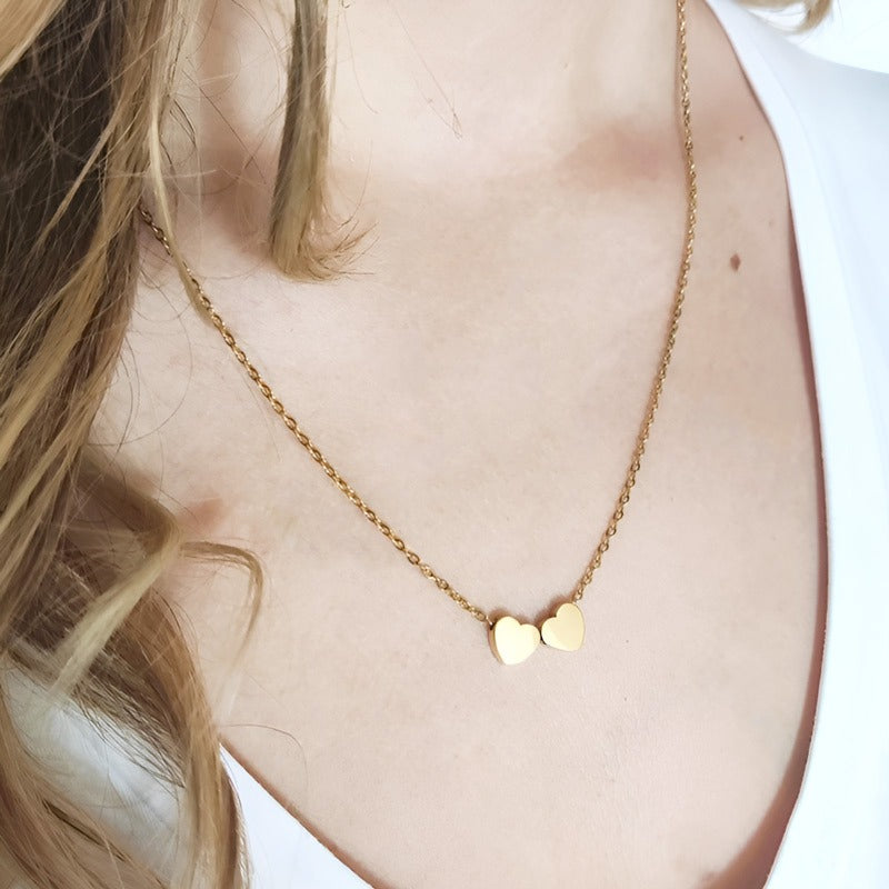 Wife Gift - Gold Heart Necklace