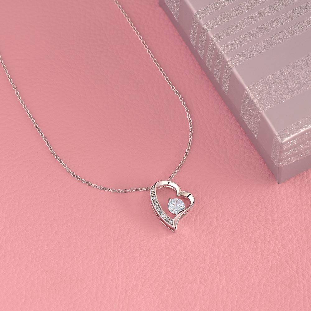 Colier Love Knot-mesaj aniversar