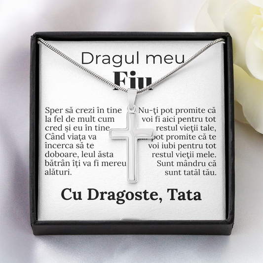 Gift for my dear son – cross necklace