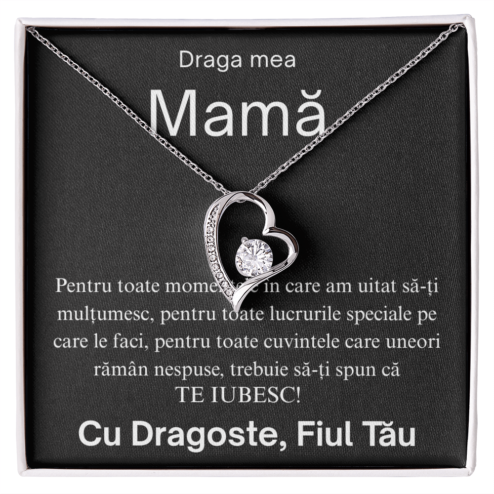 Cadou Mama mea   - Colier inimă Love