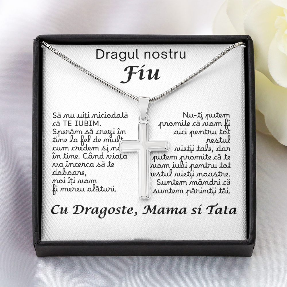 Gift for our son – cross necklace