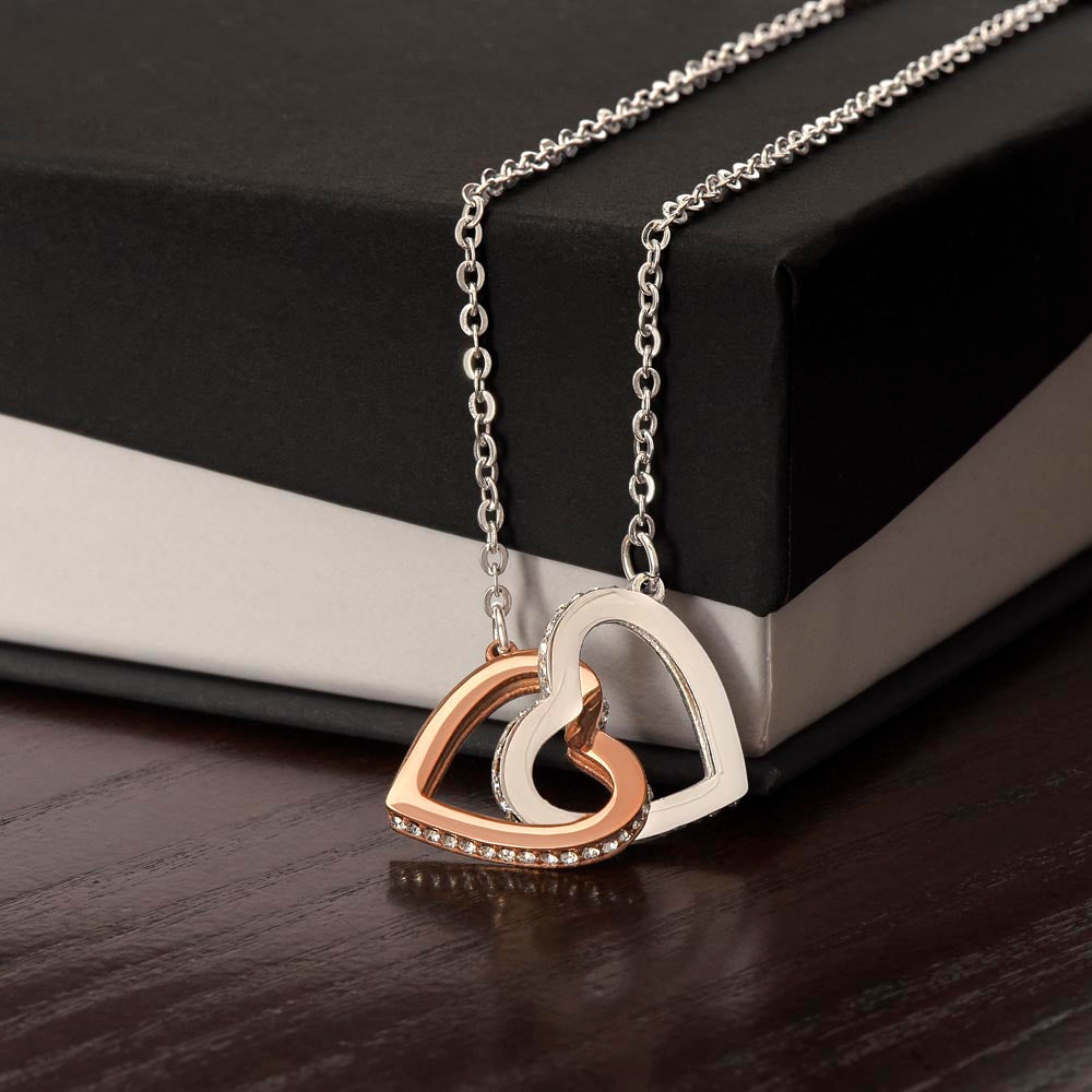 My Dear Niece – Pair of Hearts Necklace