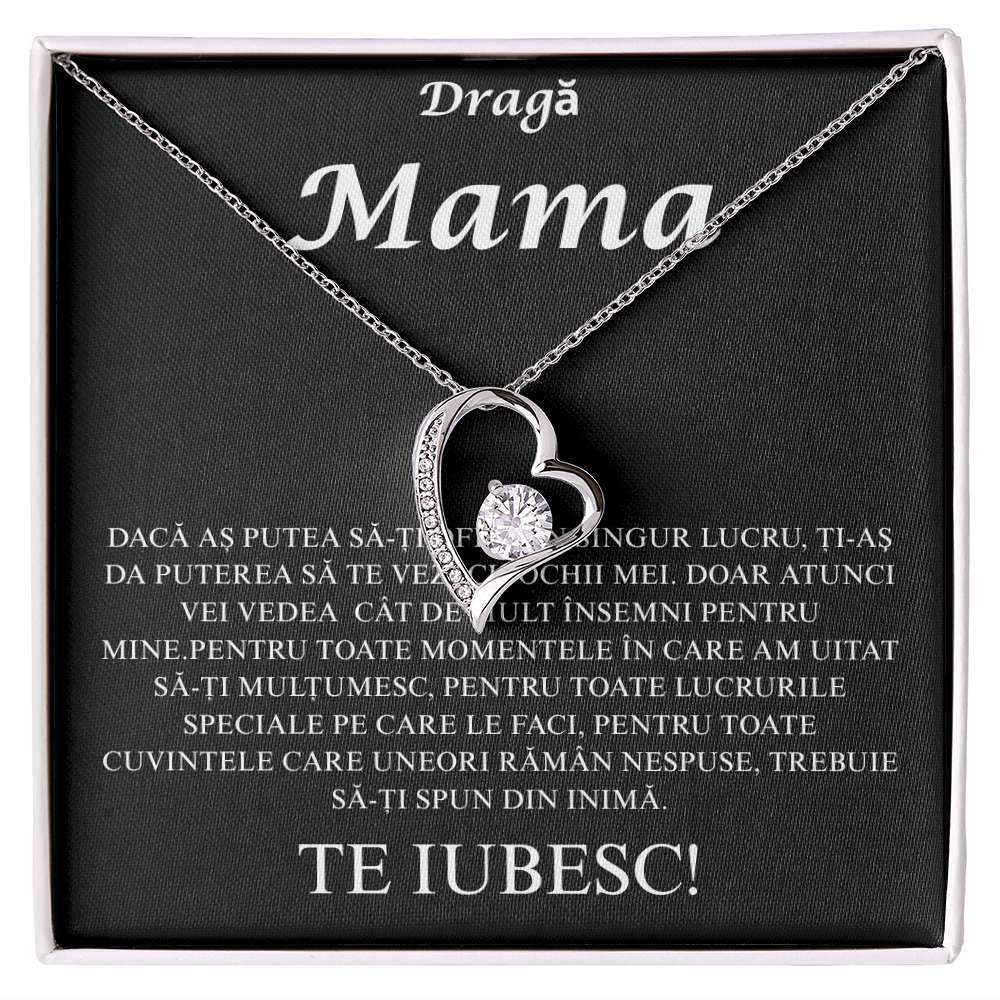 Cadou Pentru mama mea  draga   - Colier inimă Love