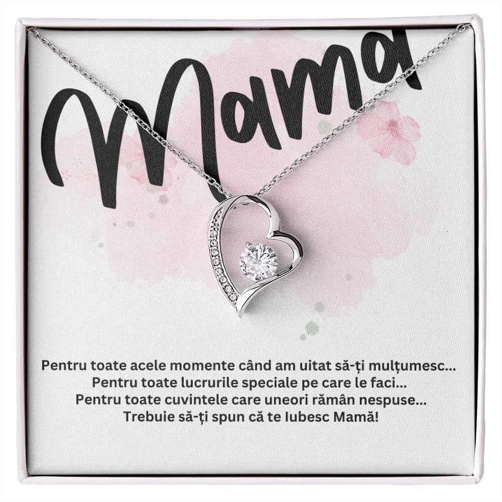 Necklace For Mom - I Love You - Heart Necklace