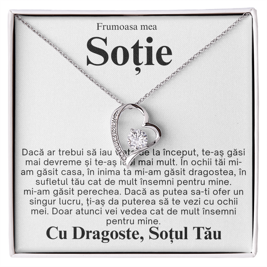 Gift for Wife - Heart Necklace