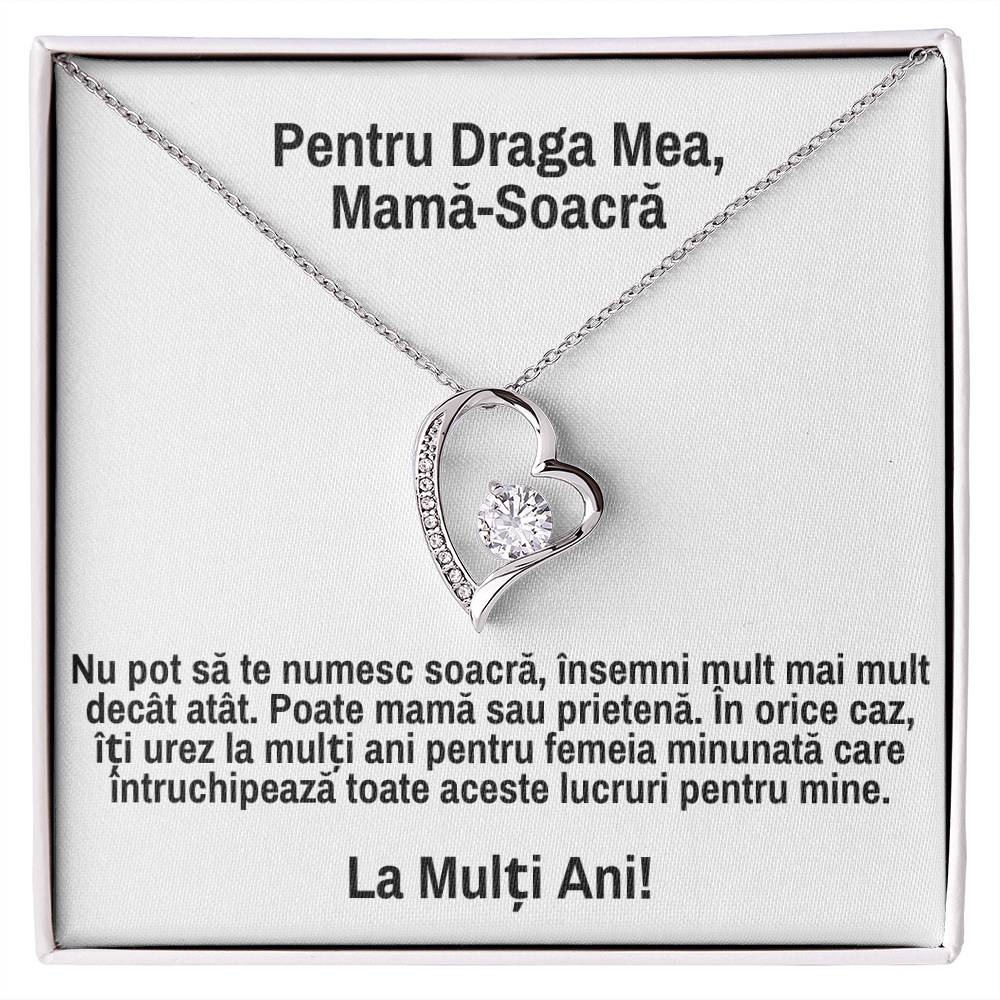 For My Dear Mother-in-Law - Heart Necklace
