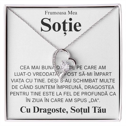 Wife Gift - Heart Necklace