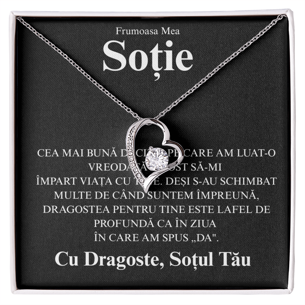 Gift for Wife - Heart Necklace