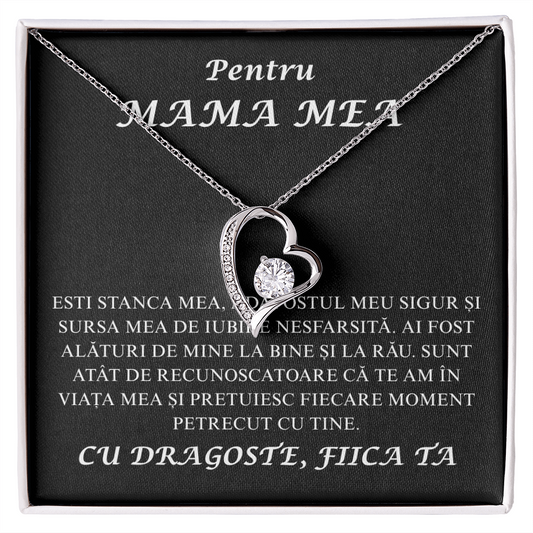 Gift For My Mom - Love Heart Necklace
