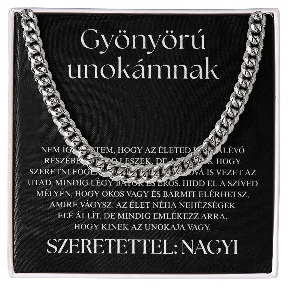 Különleges ajándek a dear unokámnak