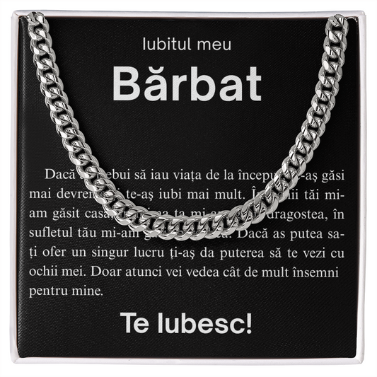 Ajándék a férjemnek - kubai lánc