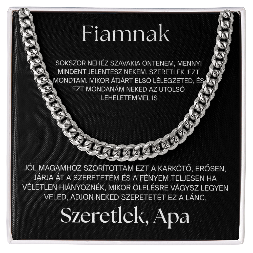 Különleges ajándek a lovett fiamnak