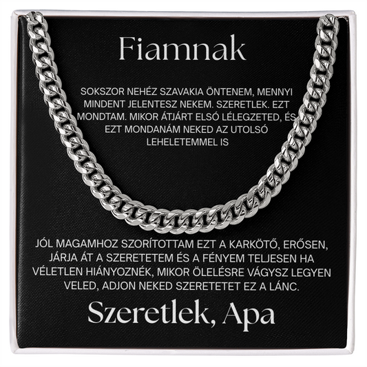 Különleges ajándek a lovett fiamnak