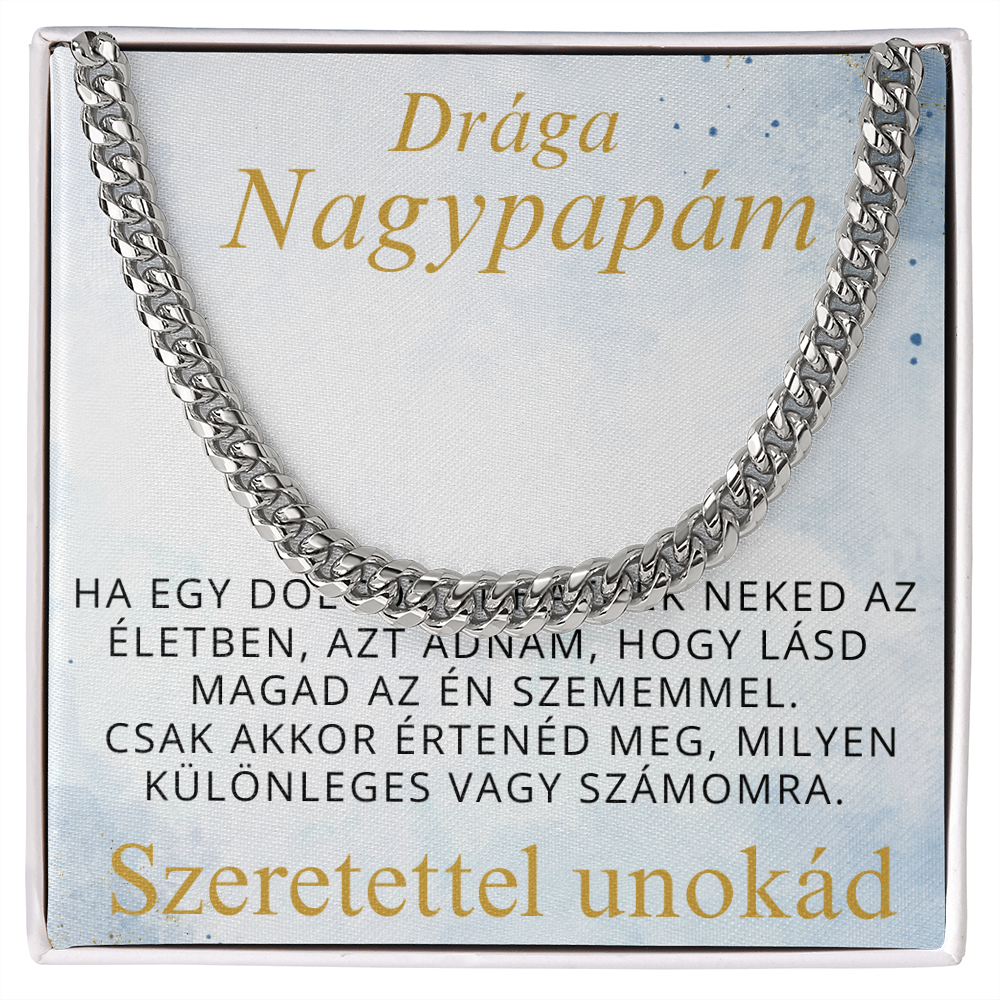Különleges ajándék a drága nagypapámnak