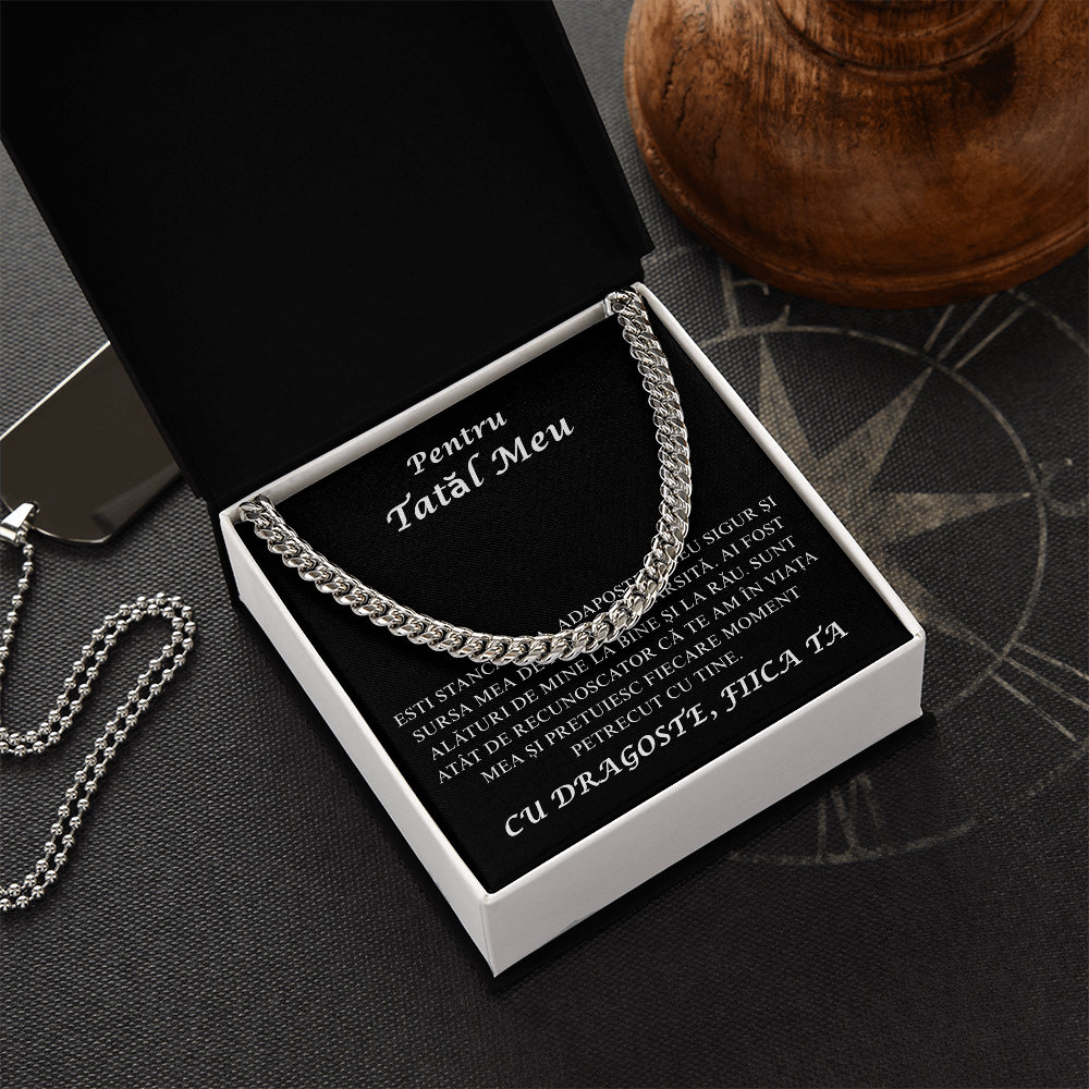 Cadou pentru  tatal meu - Lantisor Cuban link