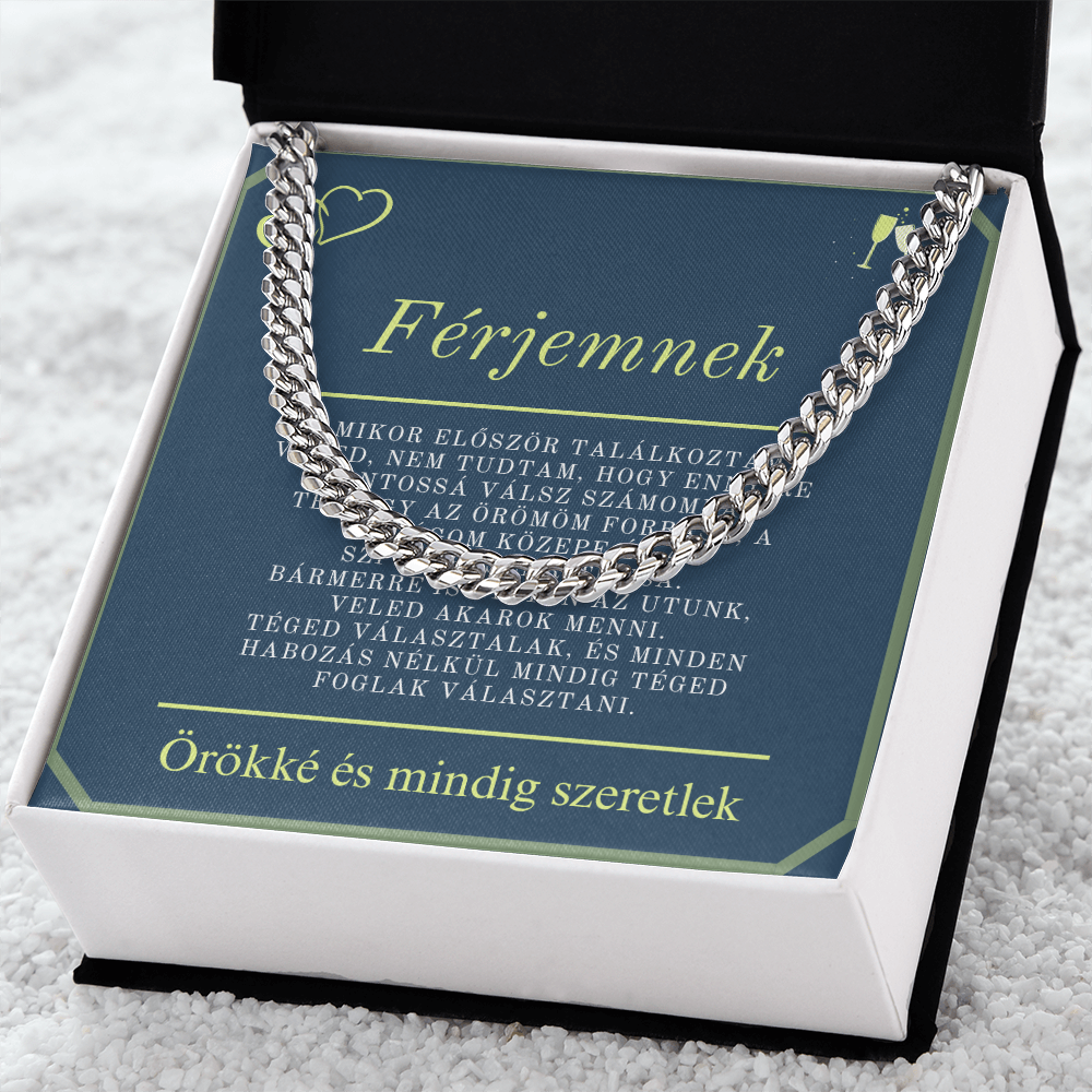 Különleges ajándek szeretett férje