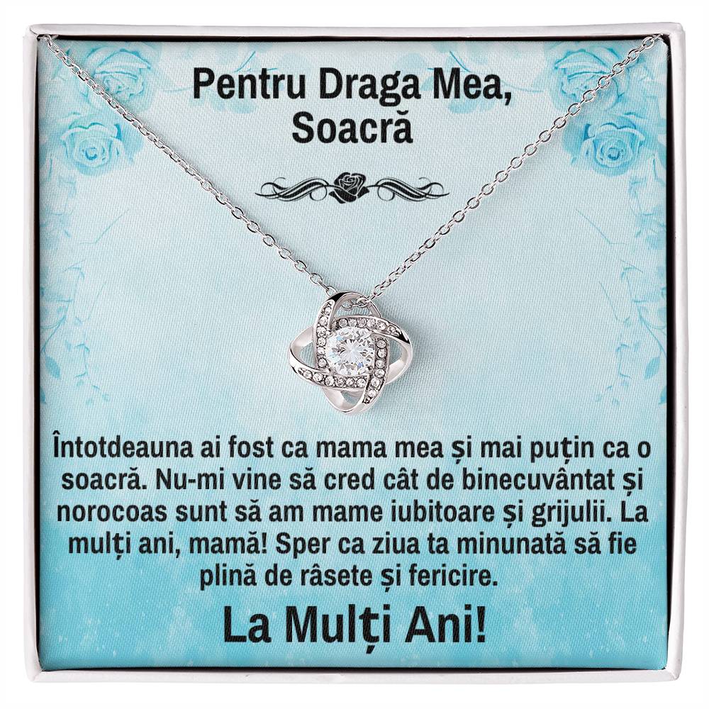My Dear Mother-In-Law - Love Knot Forever Necklace