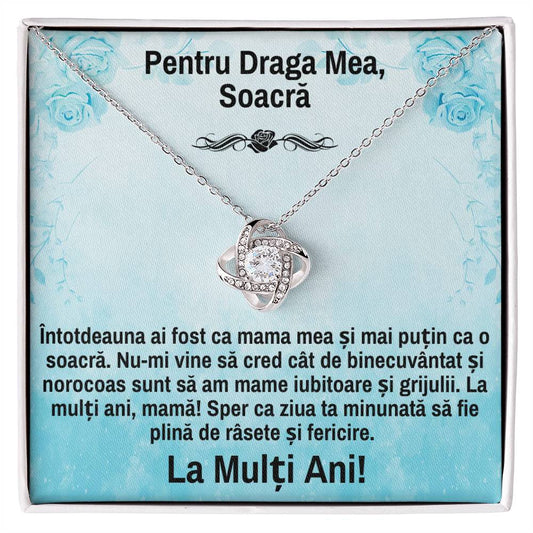 My Dear Mother-In-Law - Love Knot Forever Necklace