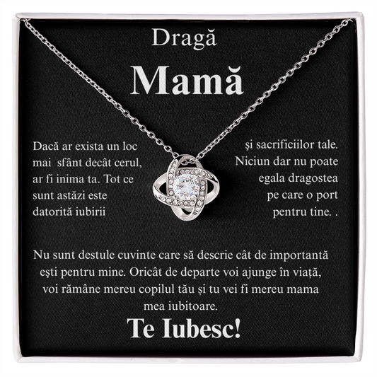 Gift For Mom - Love Knot Necklace
