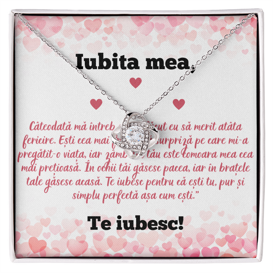 Gift for Girlfriend – Forever Love Knot Necklace