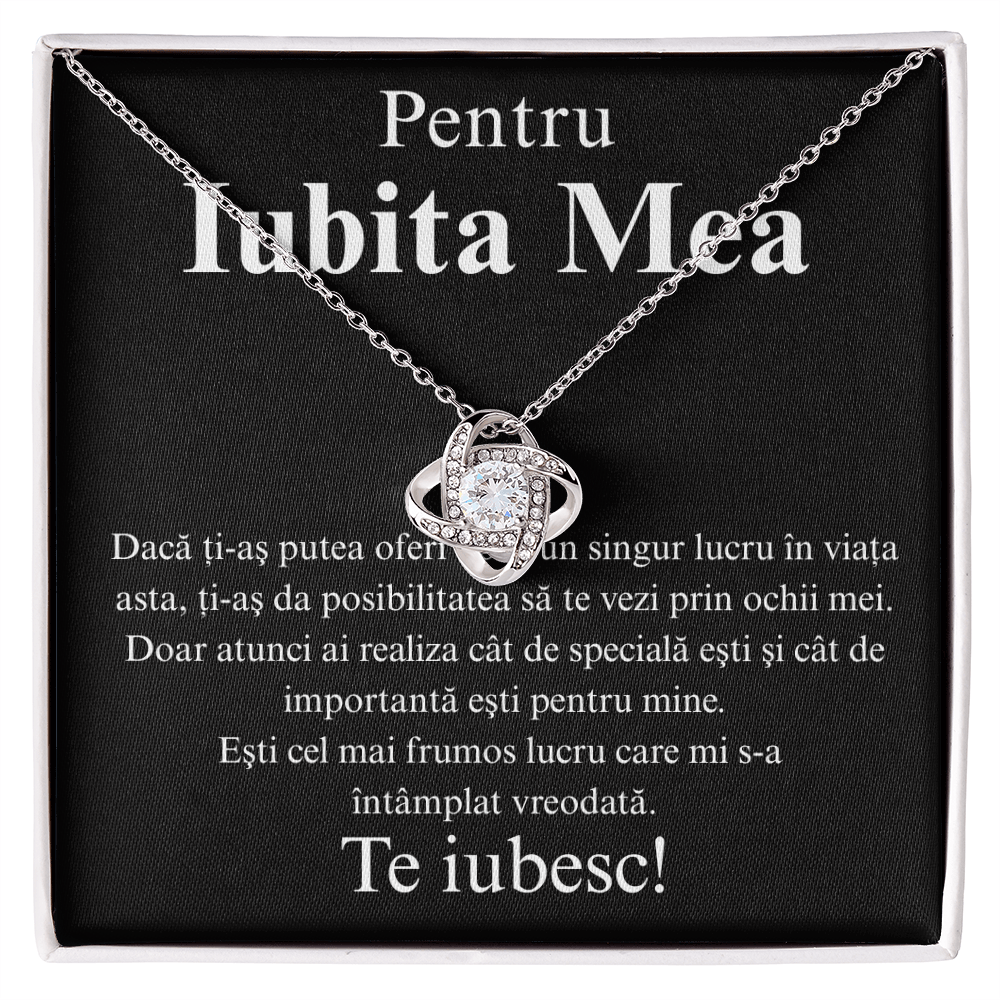 Cadou pentru iubita mea   – Colier Love Knot