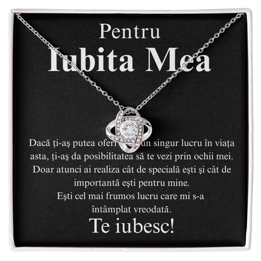 Cadou pentru iubita mea   – Colier Love Knot