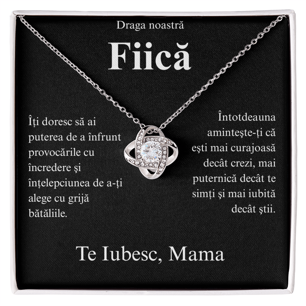 Cadou pentru fiica– Colier Love Knot