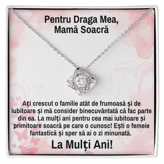 My Dear Mother-in-Law - Love Knot Forever Necklace