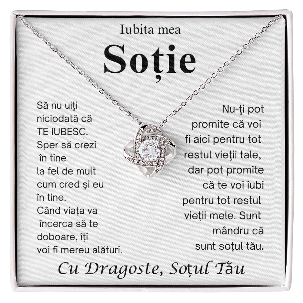Gift for my Wife – Love Knot Necklace