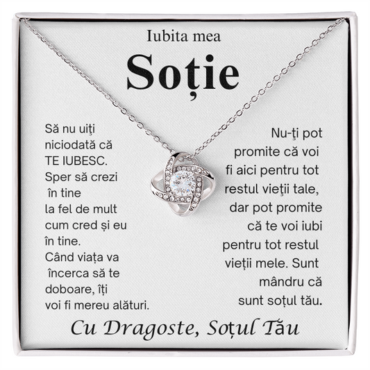 Gift for my Wife – Love Knot Necklace