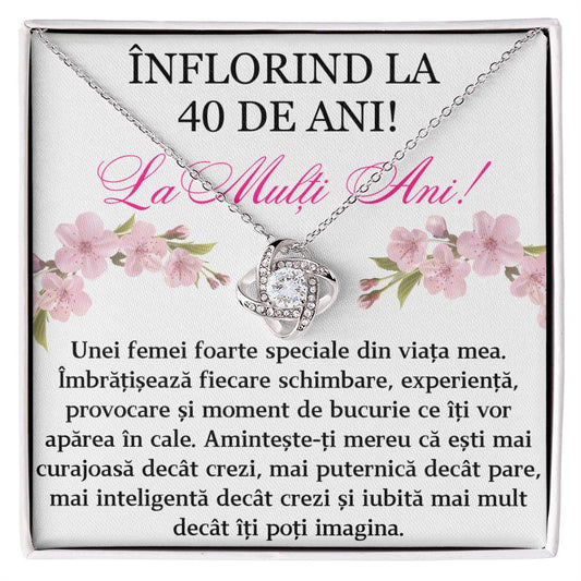 Love Knot Necklace - Anniversary Message